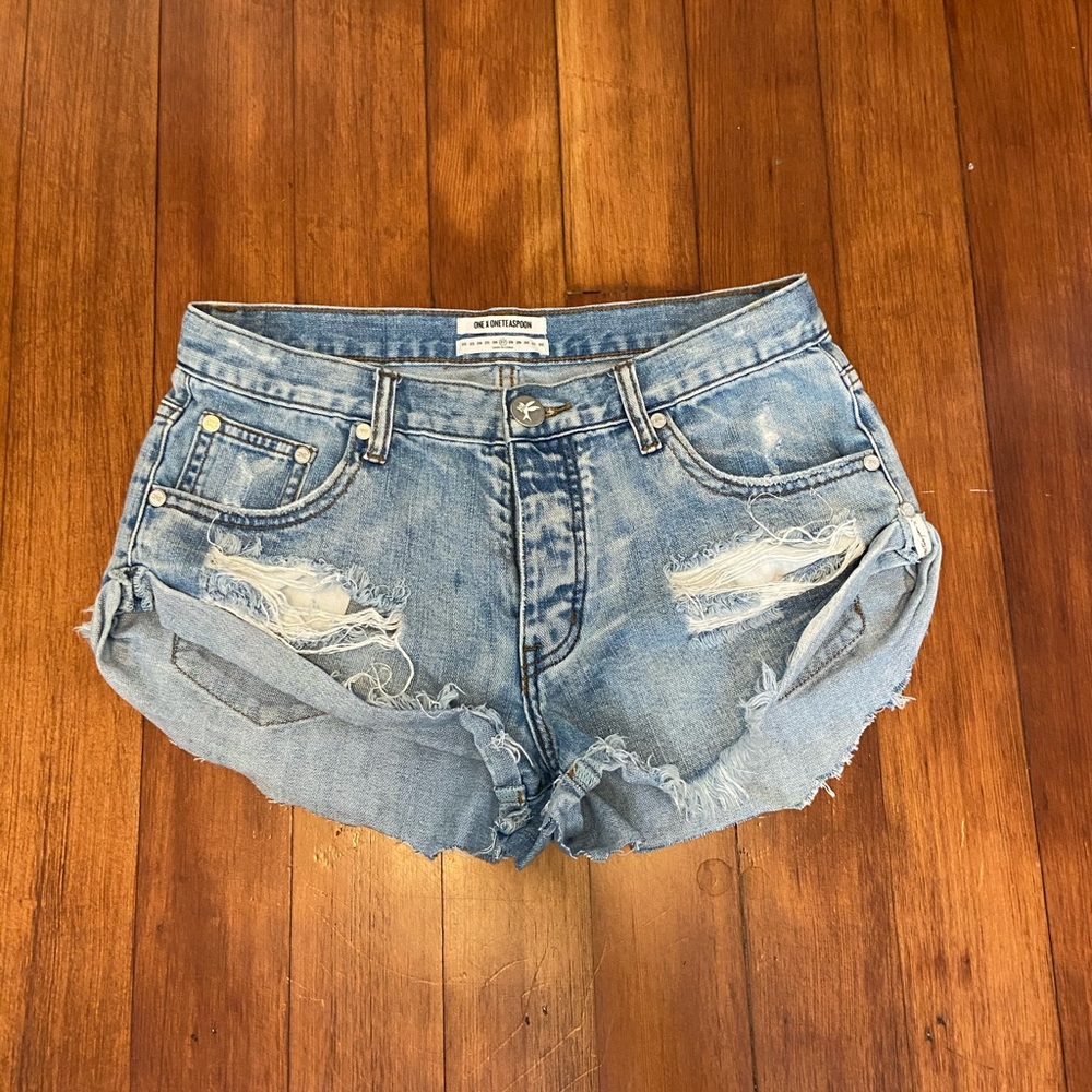 One Teaspoon Bandit denim shorts